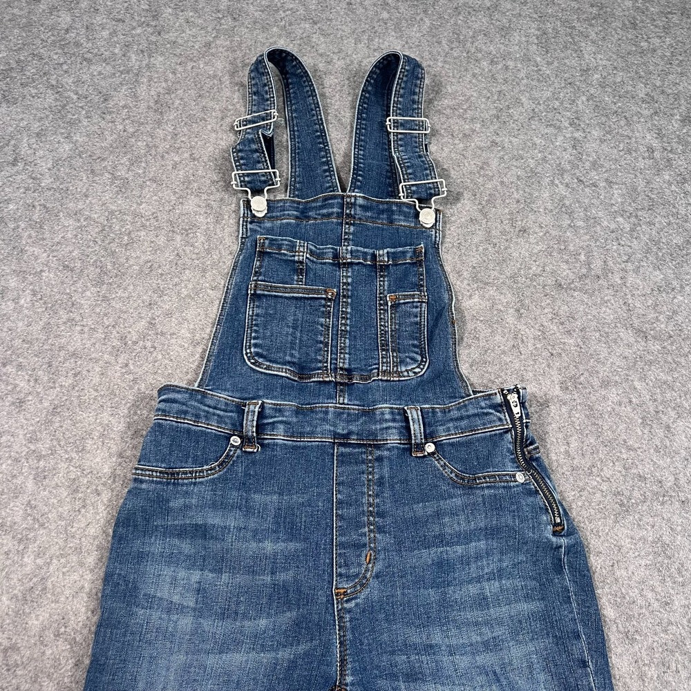 Free People Denim Blue Overalls